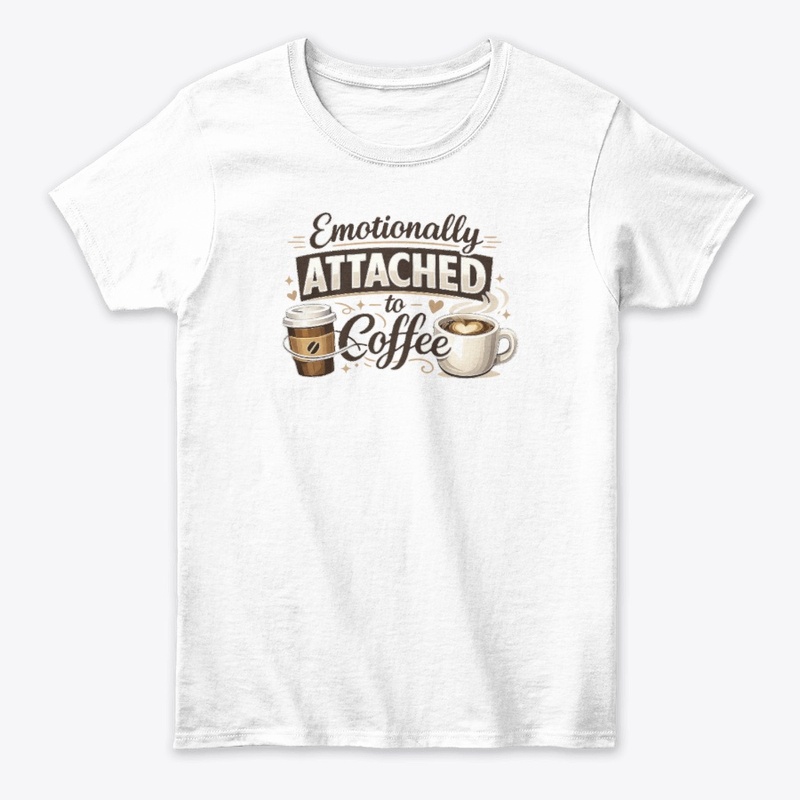 Emotionally Attached to Coffee T-Shirt