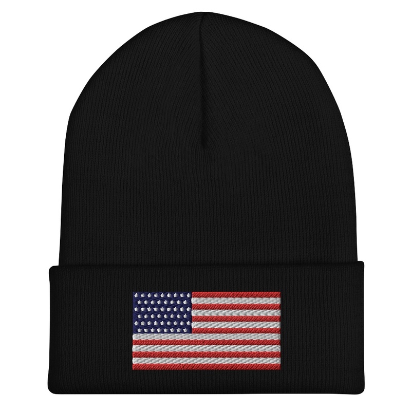 American Flag Beanie