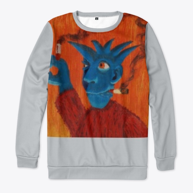 Fire and Nicotine Print.
