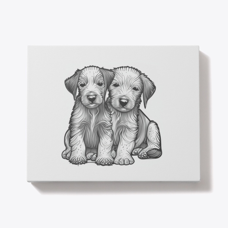 Two puppies