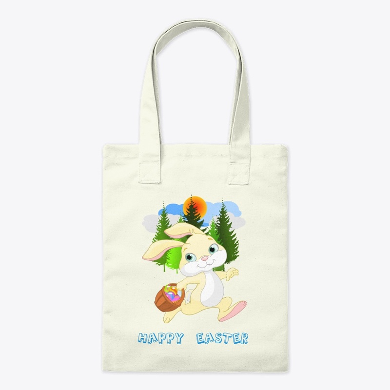 Happy Easter Running Bunny