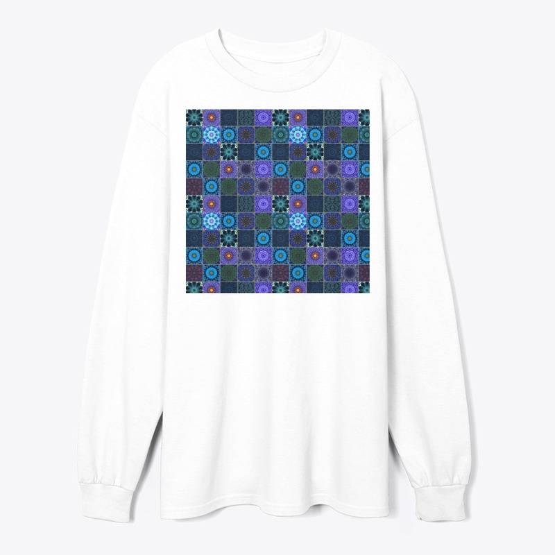 Blue Crazy Quilt