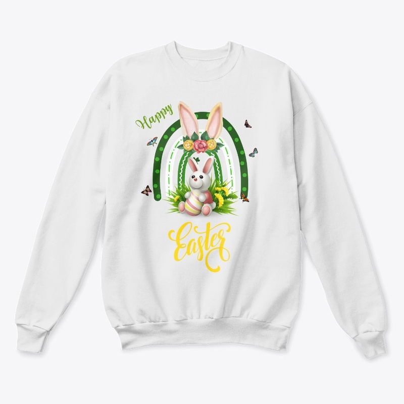 Minimalist Easter Tee: Hoppy Vibes!
