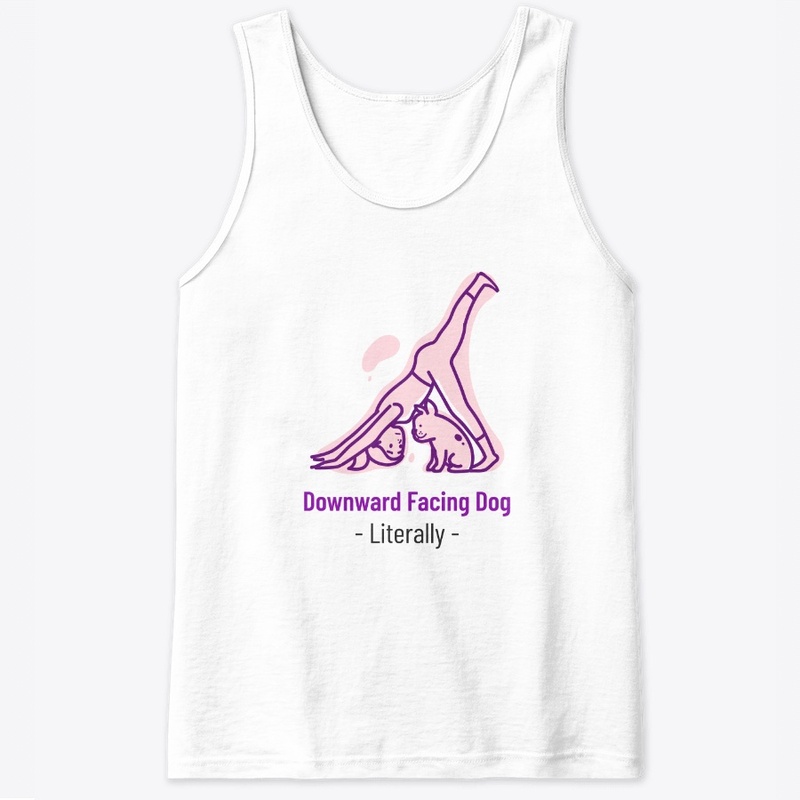 Downward Facing Dog Literally