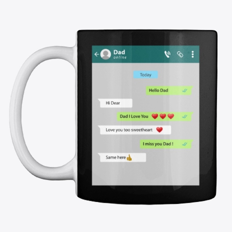 Chat with dad - Love you message
