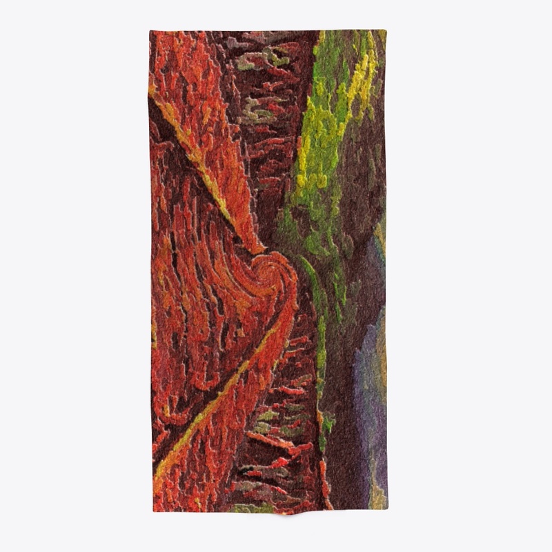 Abstract Landscape Design Warming Colors