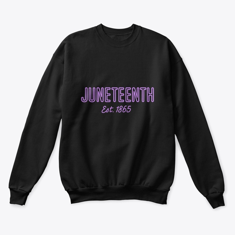 Juneteenth – Est. 1865 Neon Style