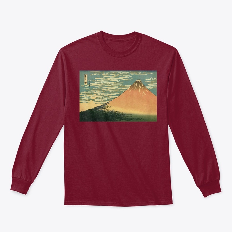 Hokusai Ukiyoe "Red Fuji"
