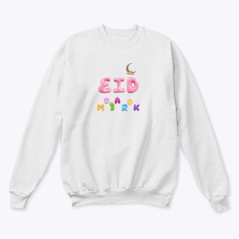 Eid Mubarok Bubble T-shirt Design 1