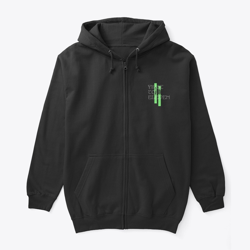 Neon Grid: First to Eleven Zip Up Hoodie