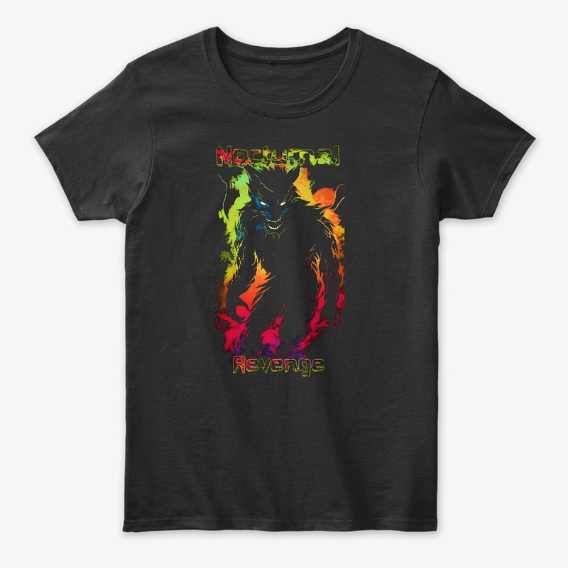 Nocturnal Revenge Werewolf Silhouette 
