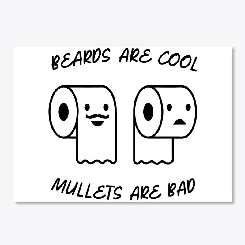Rolling in Humor: Beards vs. Mullets