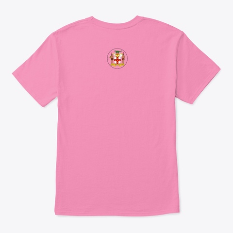 Jamaican Independence 🇯🇲 Pink T-Shirt Back