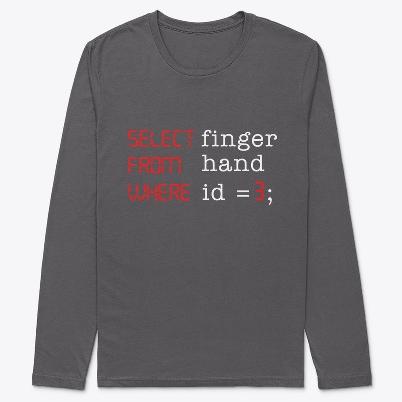 SELECT finger FROM hand WHERE id=3;