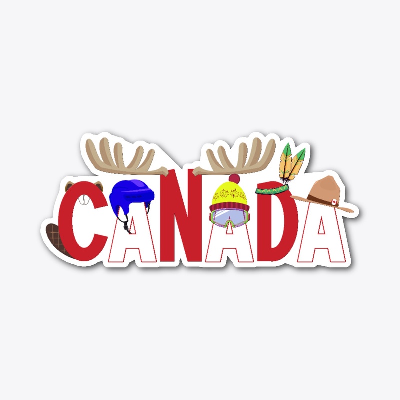 Canadian Pride Symbols for Canada Day