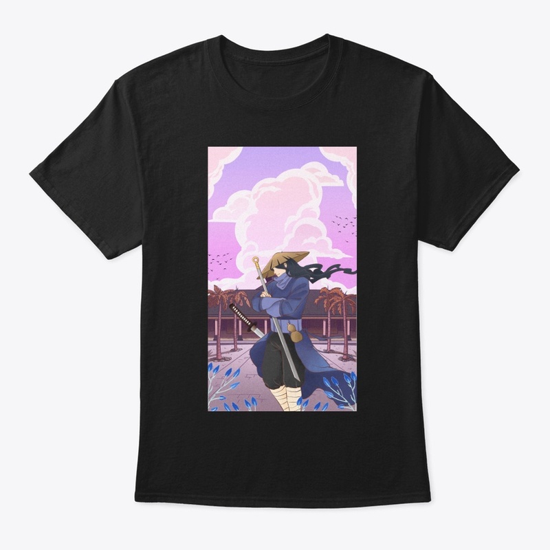 "Samurai Temple Tee - Bold & Elegant"