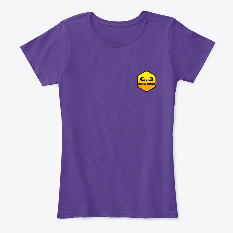 T-Shirt Bandeira Amarela Logo Cores