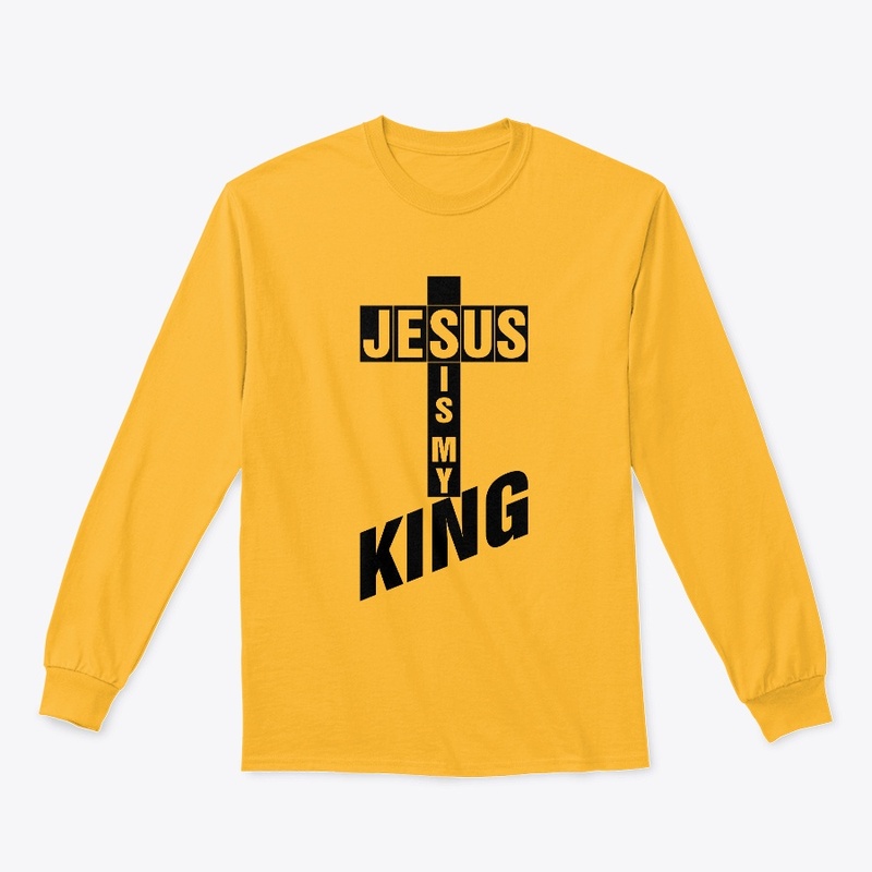Jesus Is My King. Christian Faith Shirt