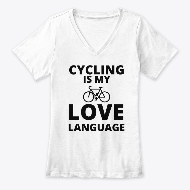 Cycling is my love language funny bicycl
