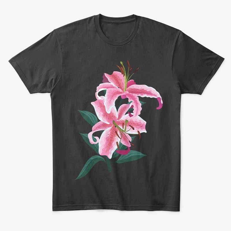 pink flower branch