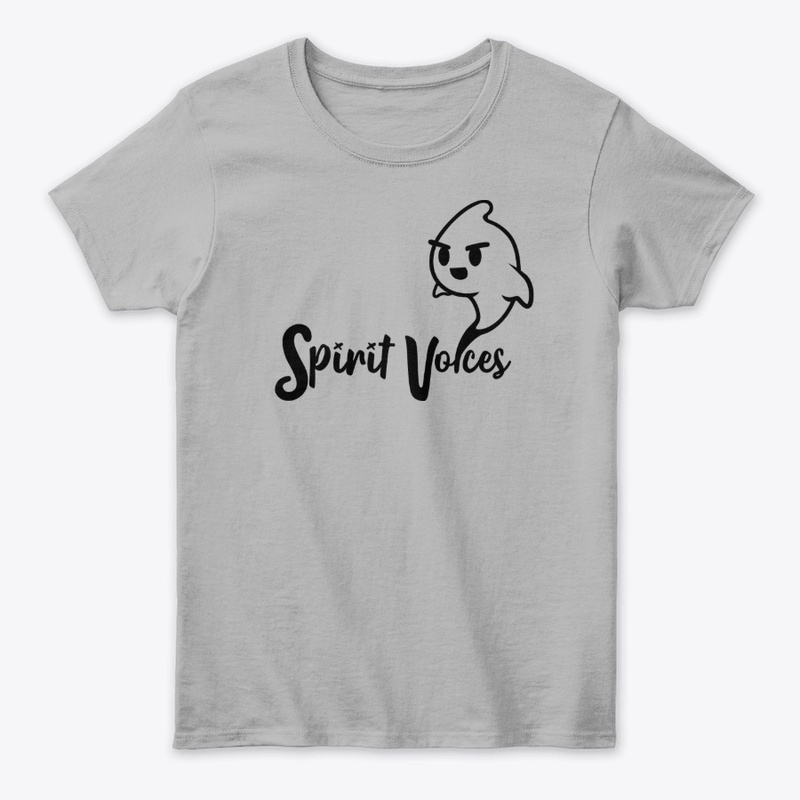 Spirit Voices Logo + Slogan Tee Light