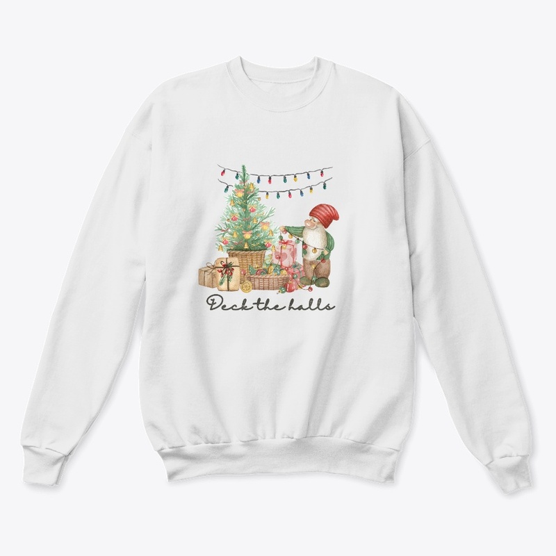 Deck the halls holiday unisex sweatshirt