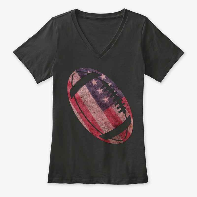 American Football US Flag Patriotic Gift