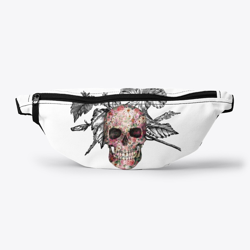 floral skull