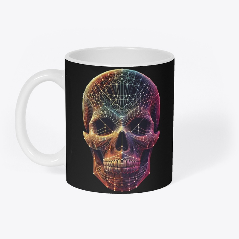 Digital Skull Neon