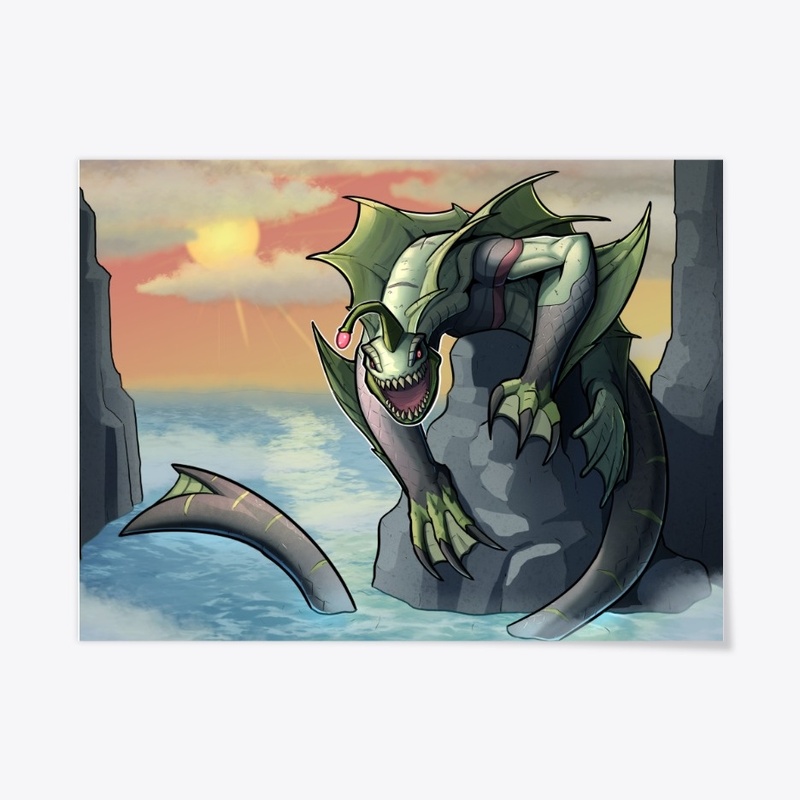 The Riptide Ocean Dragon POSTER