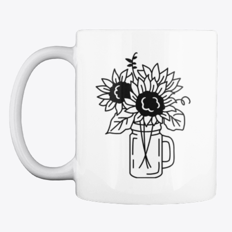Sunflower Mug Design