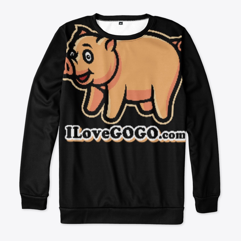 Standing piggy I Love GOGO