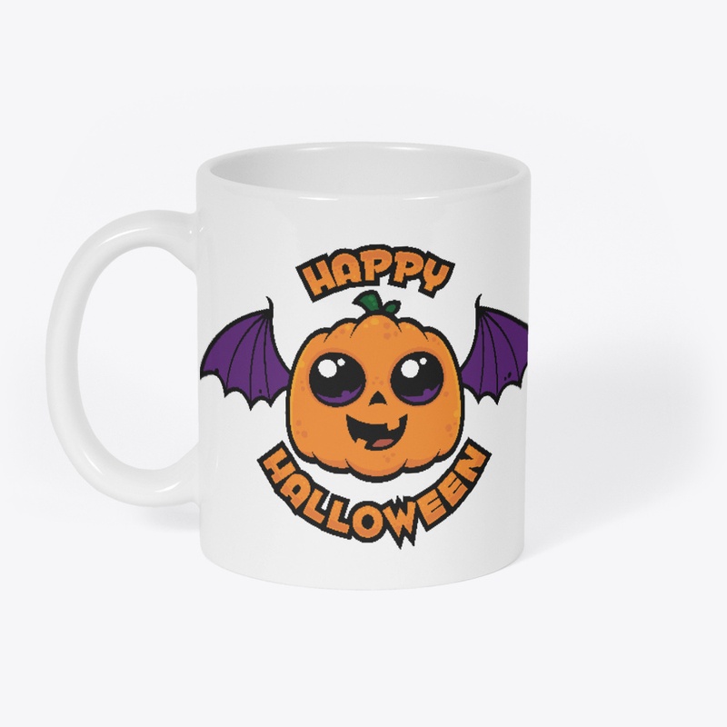 Happy Halloween Kawaii Pumpkin