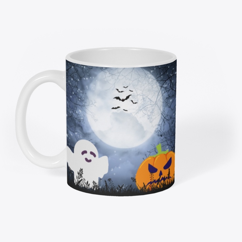 A Ghost And His Pumpkin