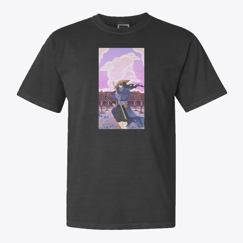 "Samurai Temple Tee - Bold & Elegant"