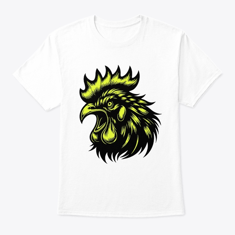 Striking Angry Chicken Graphic