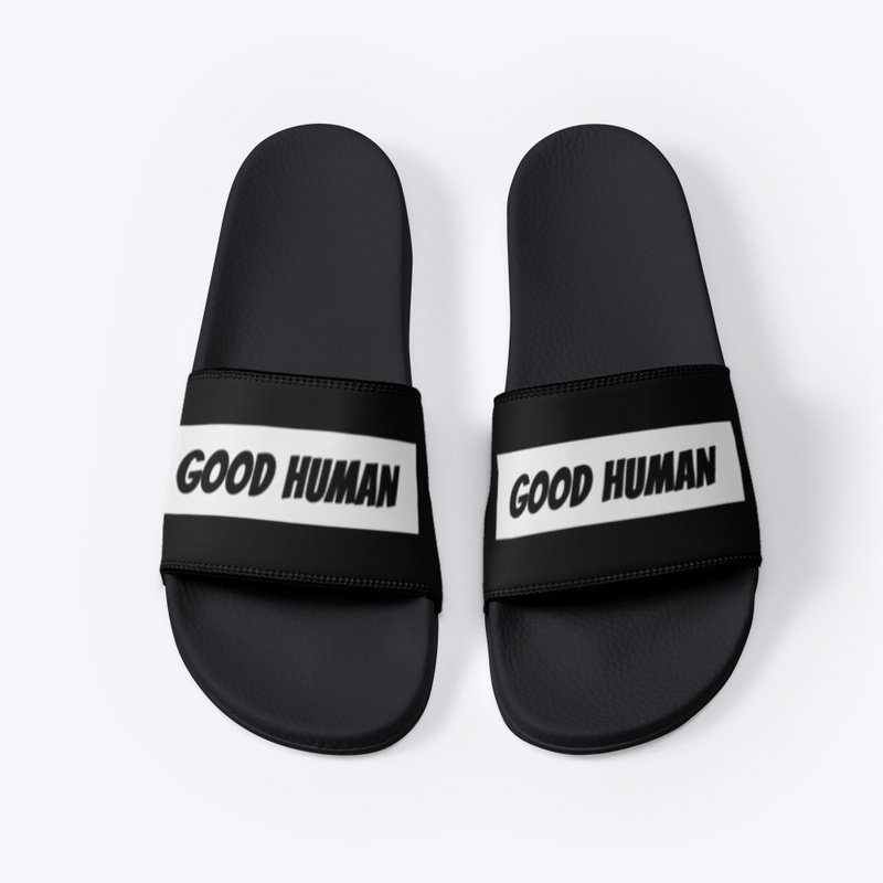 GOOD HUMAN SLIDES | WHT LOGO