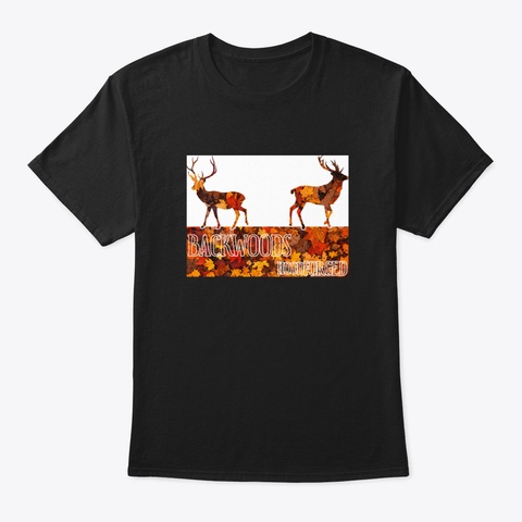 Backwoods Black T-Shirt Front