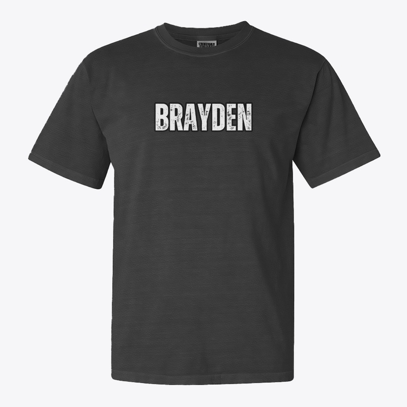 Personalized Name "Brayden" Vintage