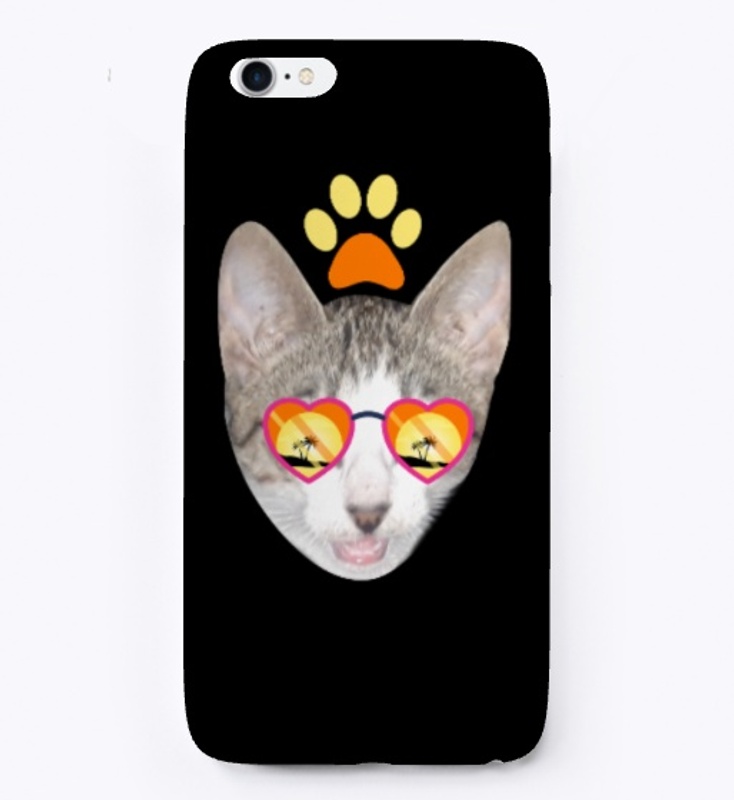 Funny Cat Face With Funky Glasses
