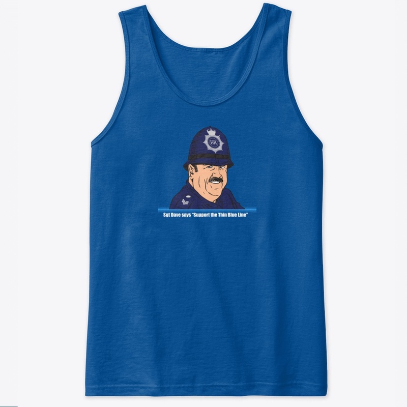 Sgt Dave Thin Blue Line Vest Top 2