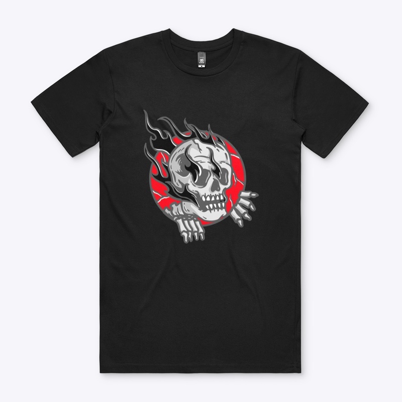 flame skull