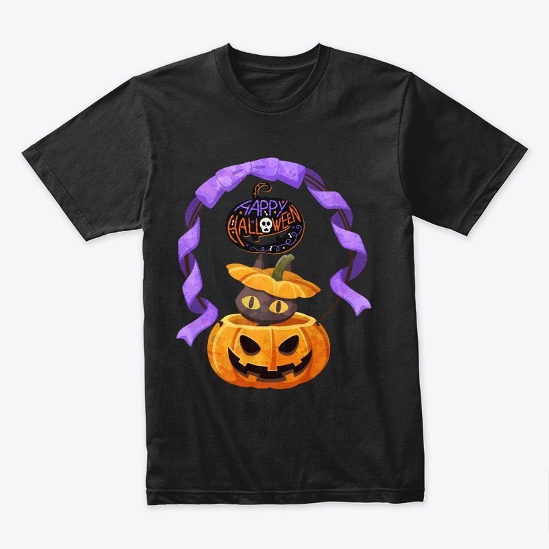 Happy Halloween With Pumpkin