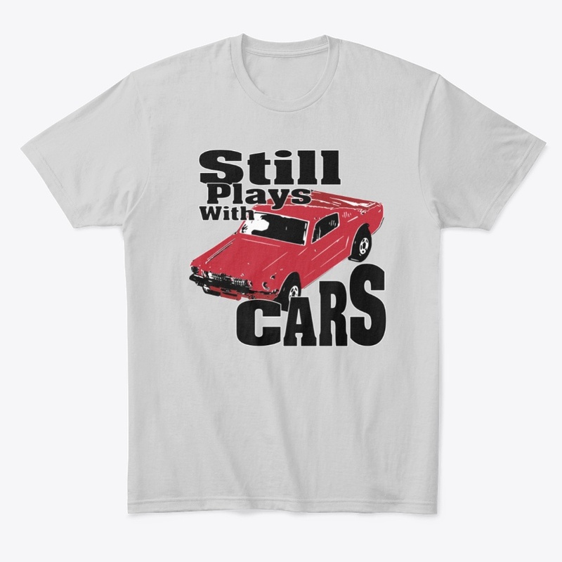 Still Plays With Cars Red Mustang