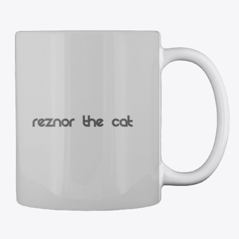 Reznor The Cat Mug Light Grey T-Shirt Back