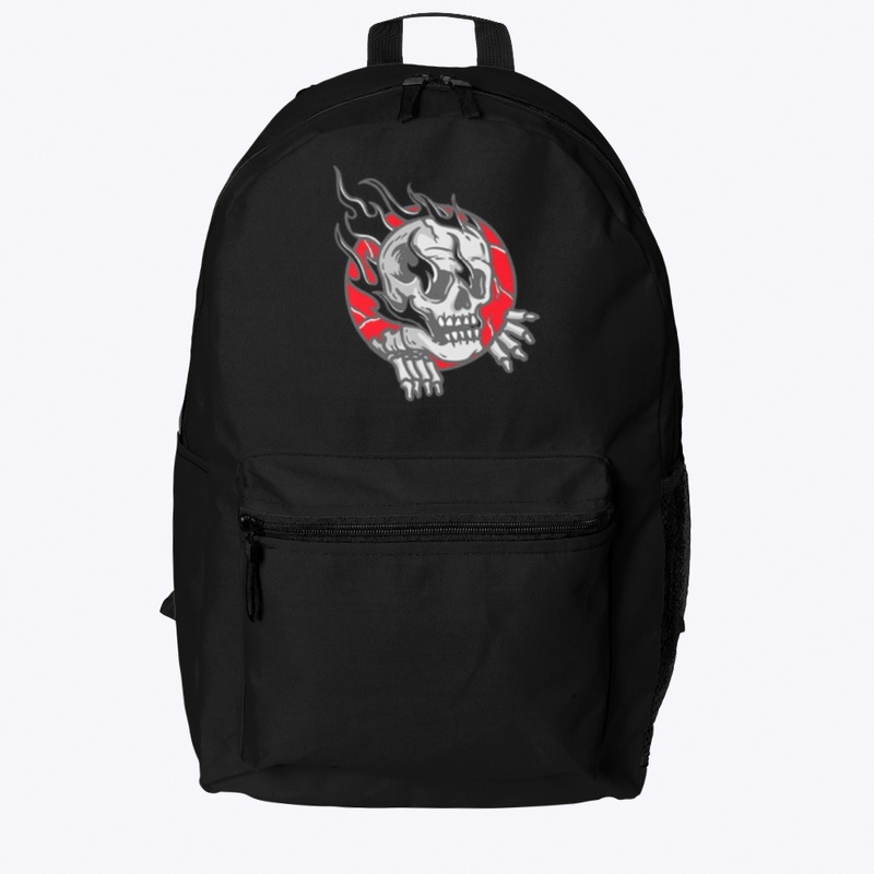 flame skull