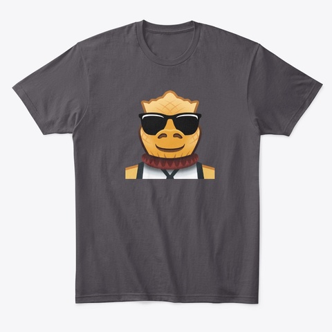 Bossk Sunglasses Emoji Heathered Charcoal  T-Shirt Front