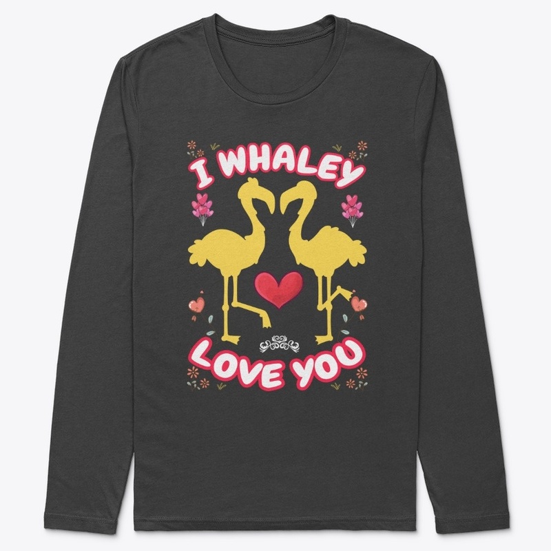i whaley love you t-shirt design
