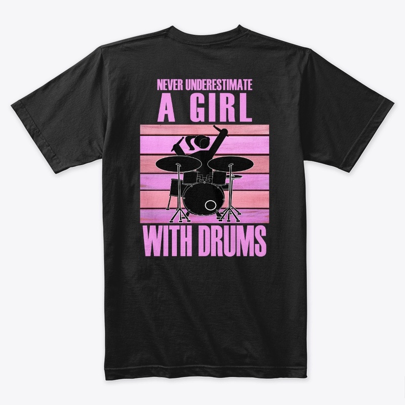 ACD-GIRL W/DRUMS Premium Tee
