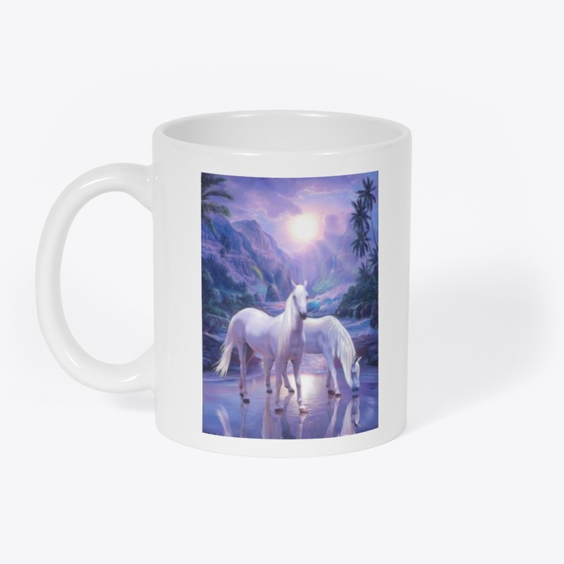 Beautiful painting mug